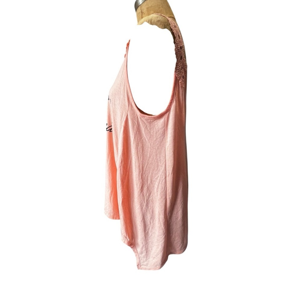 Hybrid Weekend Vibes Orange Tank Top L NWOT - Picture 2 of 6